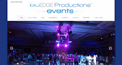 Desktop Screenshot of bluedgeevents.com